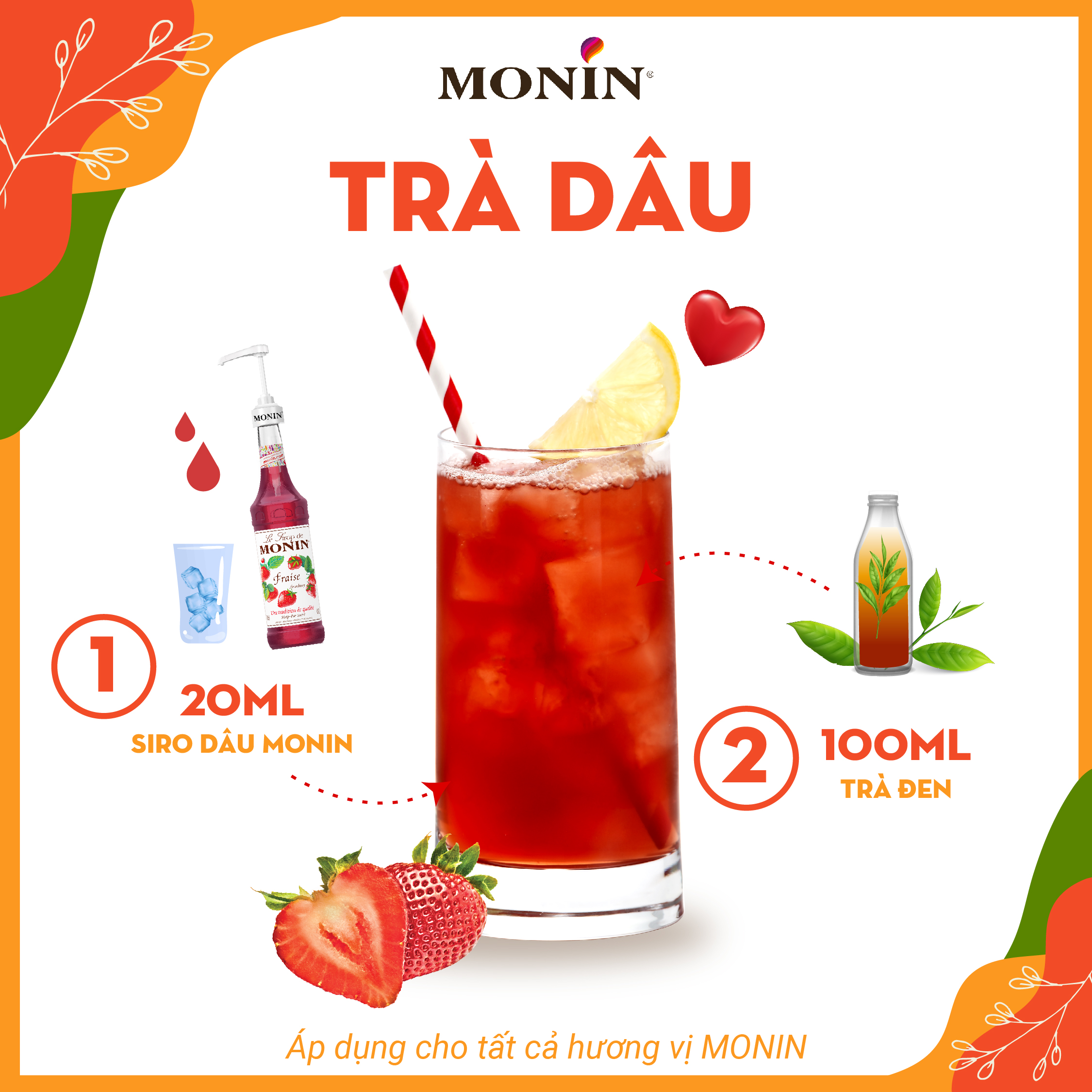 Siro Dâu MONIN - 700ML