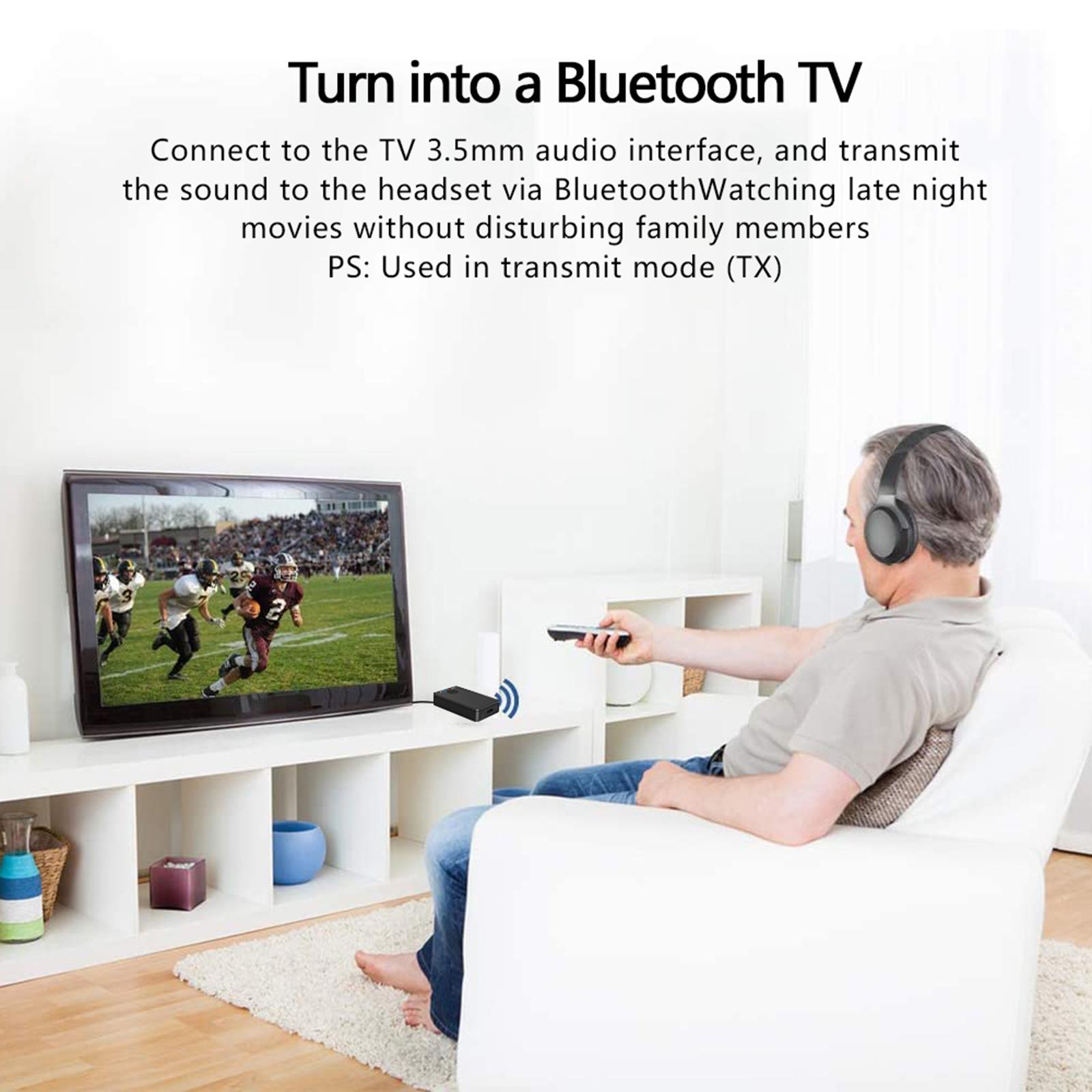 Wireless v5.0 Transmitter Receiver 3.5mm Audio  Aux Adapter