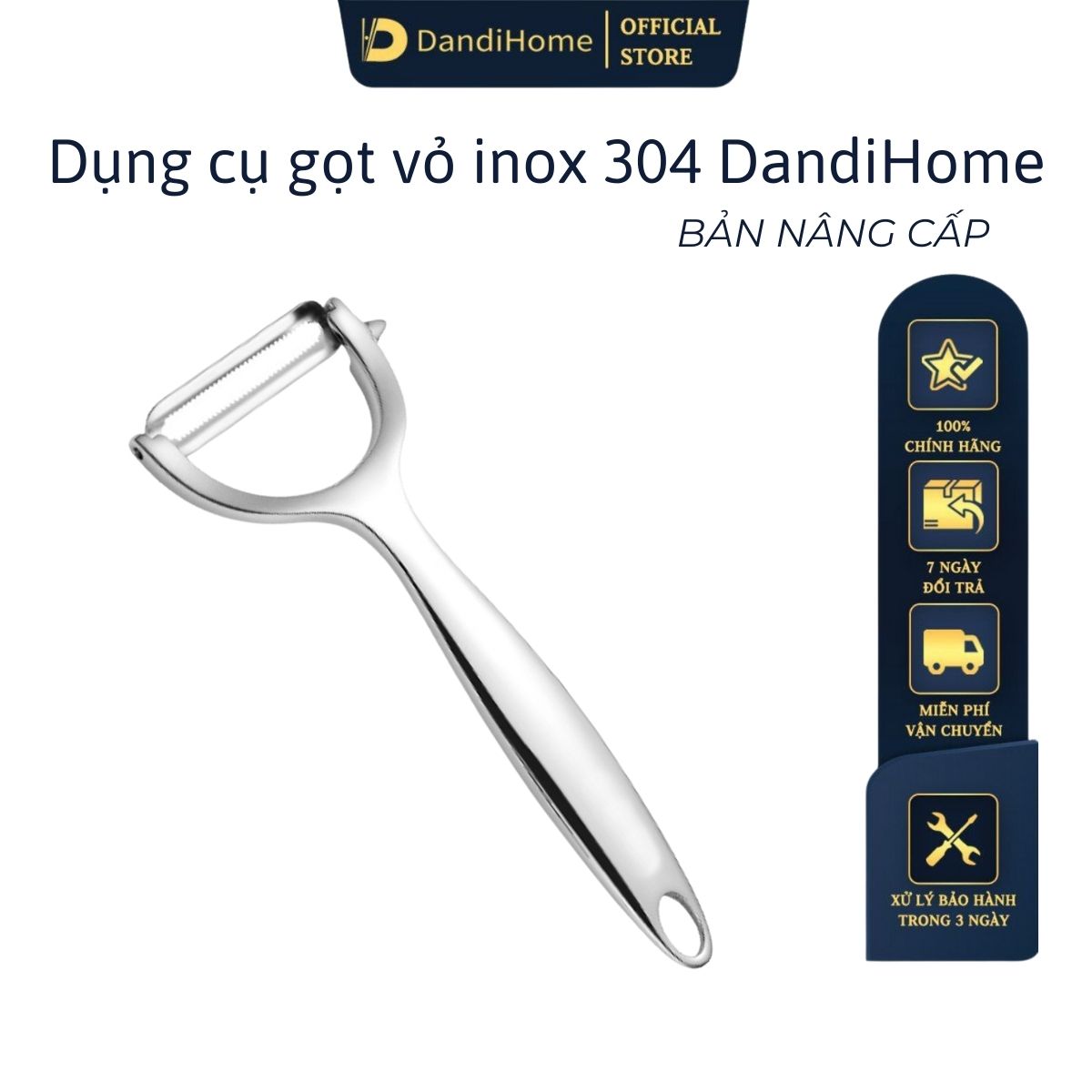 Dụng cụ gọt vỏ inox 304 DandiHome