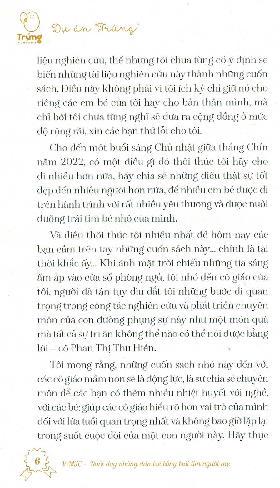 Dự Án Trứng - Tập 6: Lớp Trứng Ngỗng (5-6 tuổi)