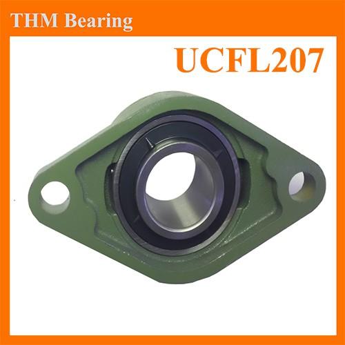 Gối đỡ vòng bi trục kích thước 35mm hình dạng UCFL207, gối đỡ trục ngang