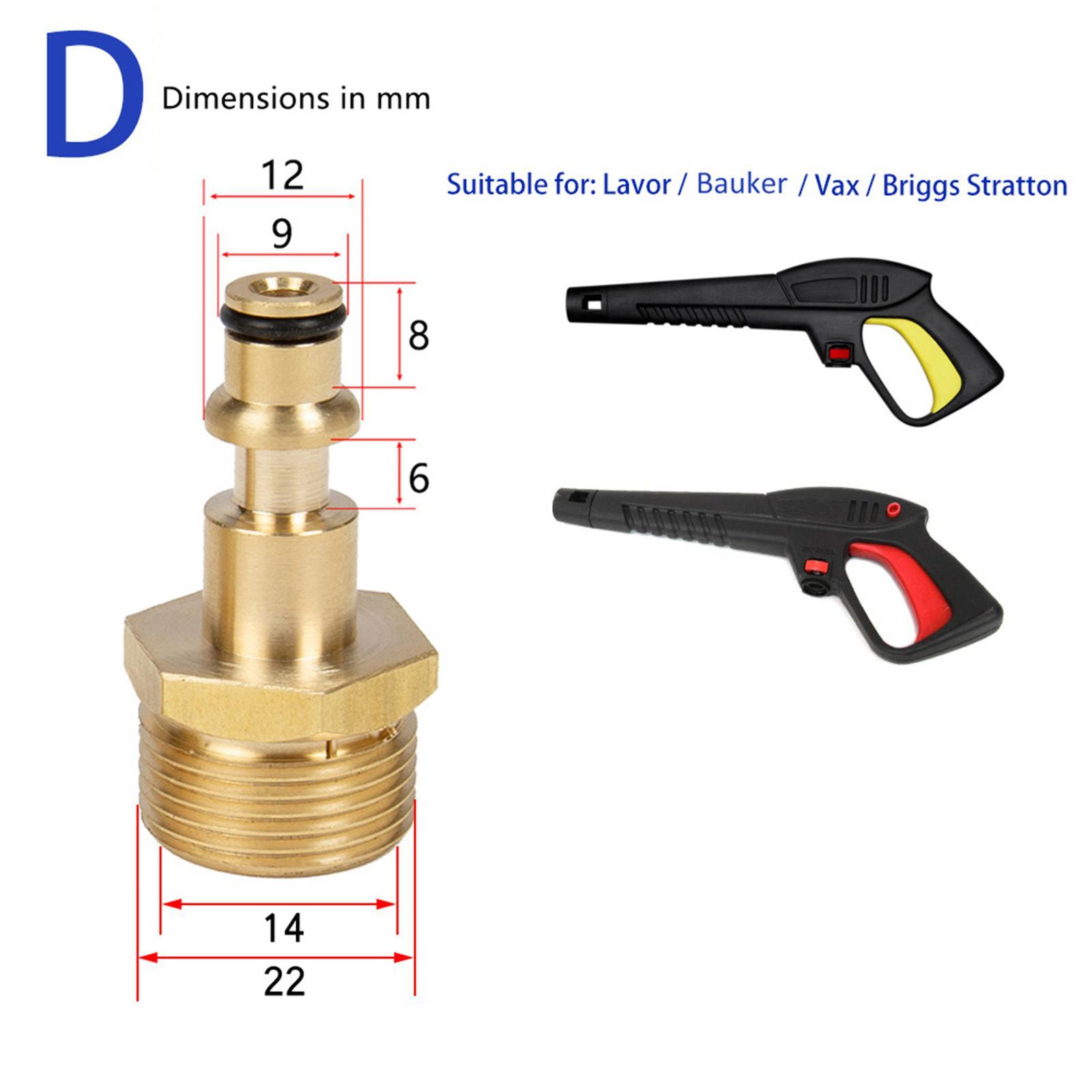 Hose Connector Heavy Duty Quick Connect for Lavor High Pressure Washer Hose