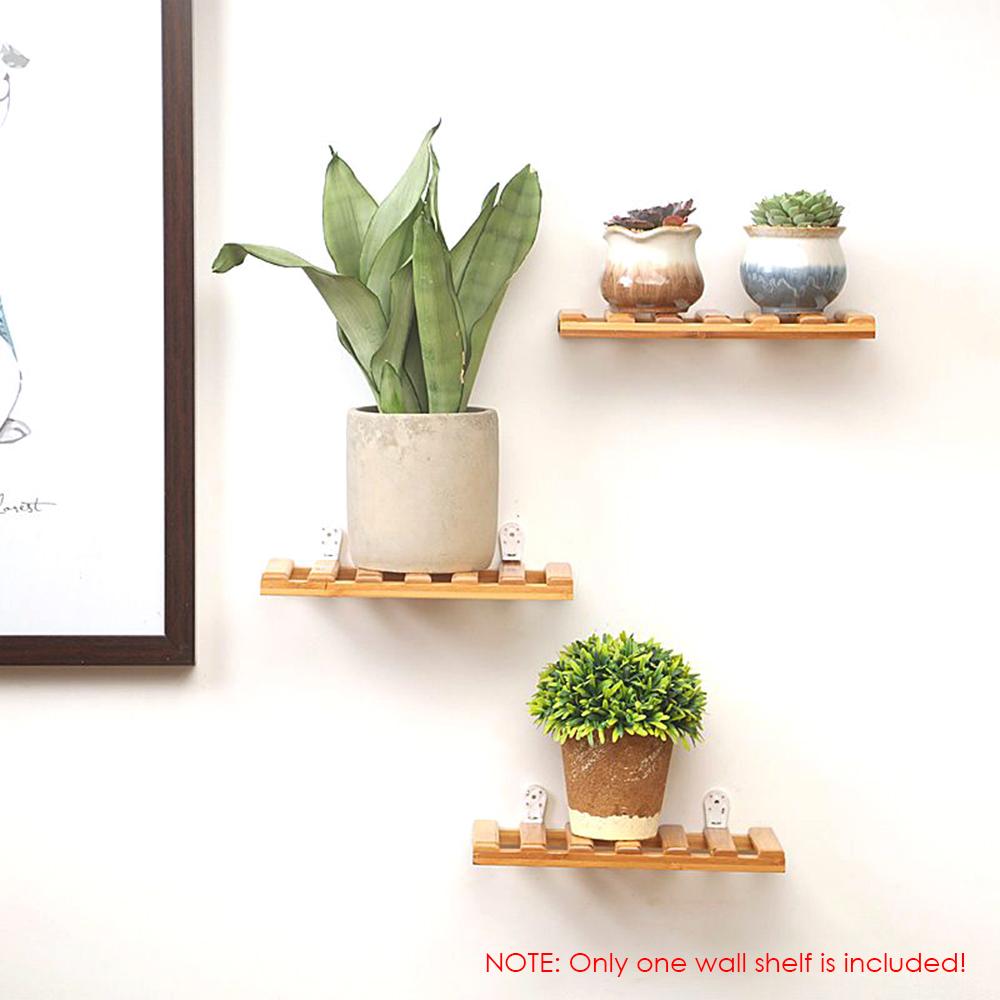 Giá để đồ trang trí tường bằng tre
