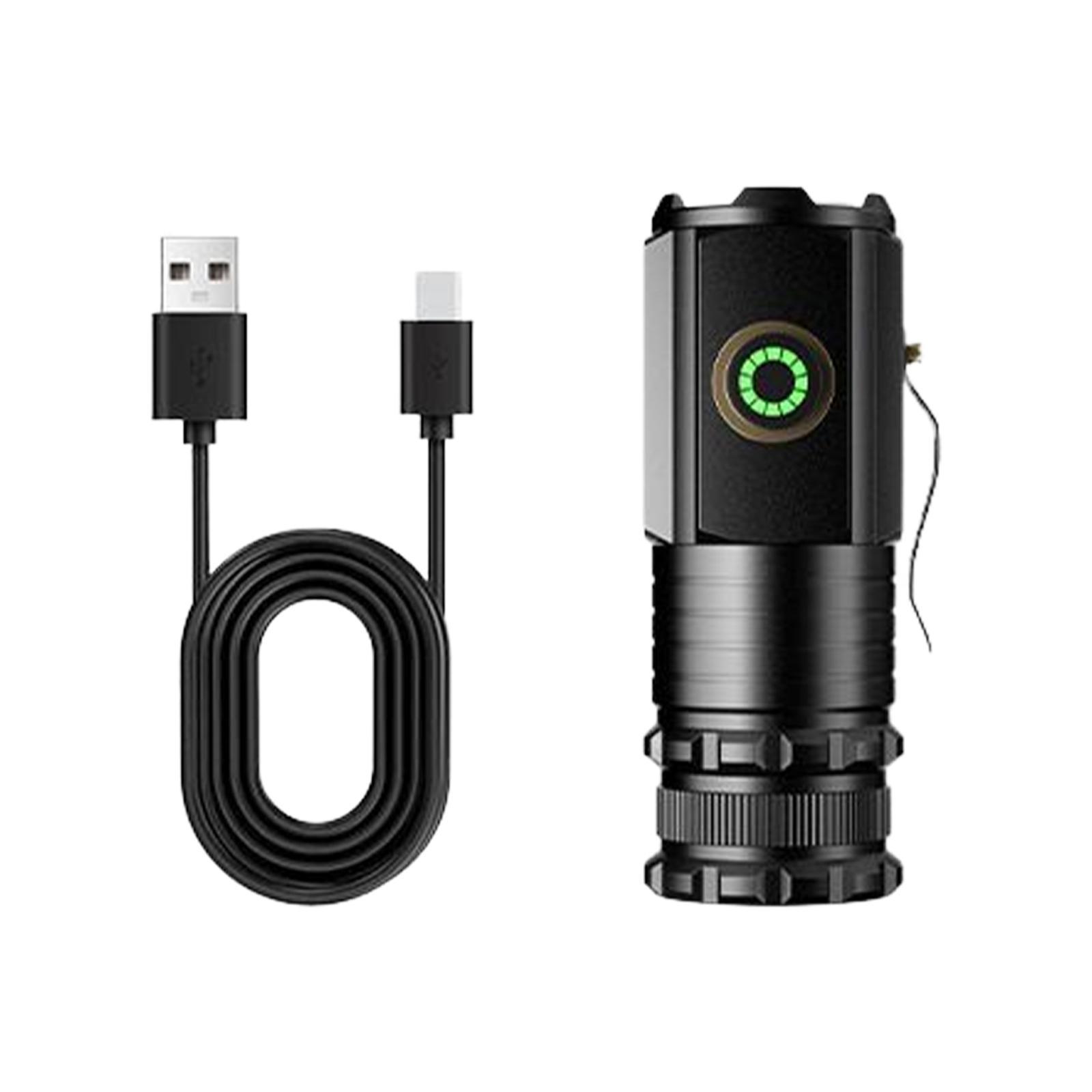 Portable flashlights 5 Modes Handheld Torch Lights for Emergency Travel Tent