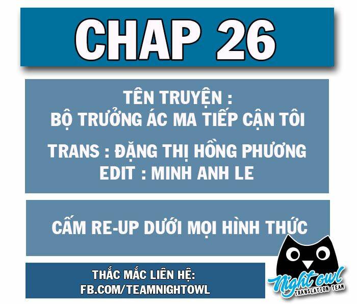 bộ trưởng ác ma tiếp cận tôi chapter 26 1