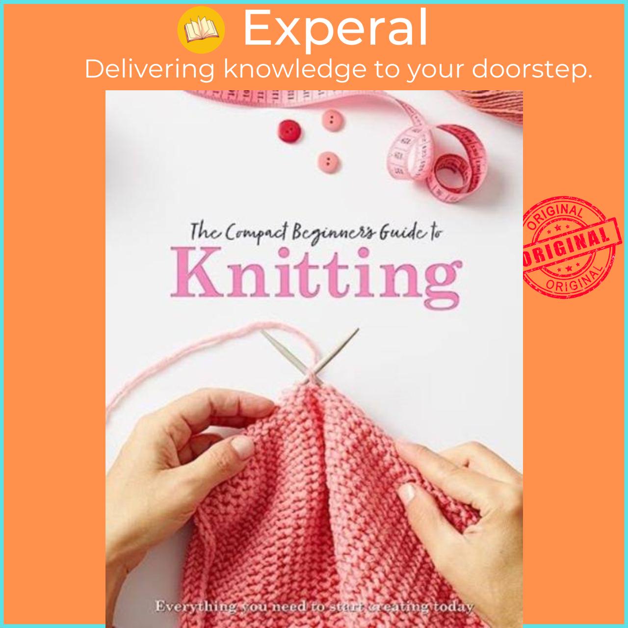 Hình ảnh Sách - The Compact Beginner's Guide to Knitting by Sian Brown (UK edition, paperback)