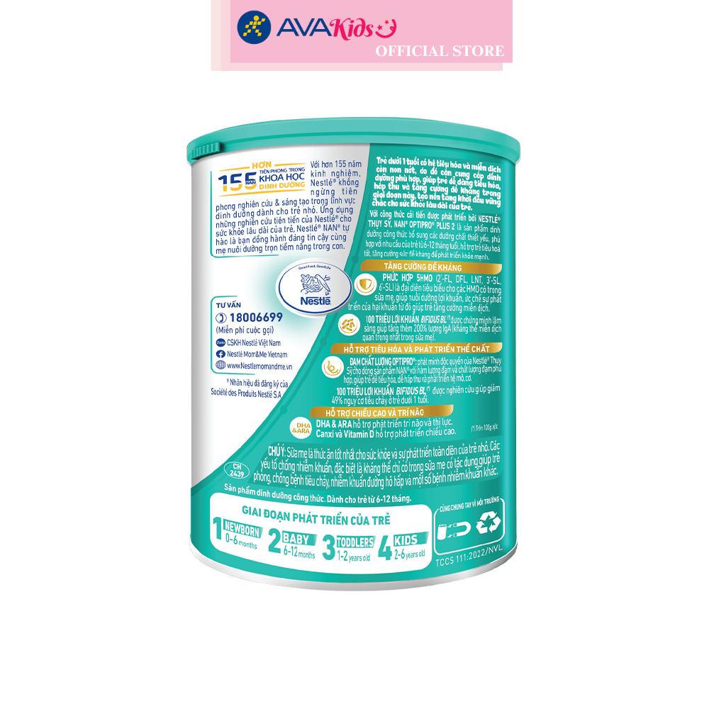 Sữa bột NAN Optipro Plus số 2 400g (6 - 12 tháng)
