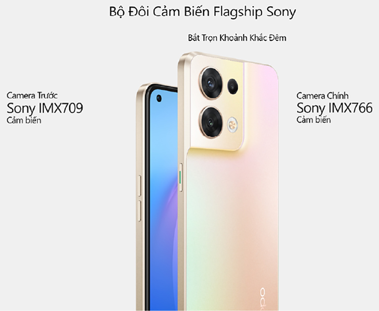 Điện Thoại Oppo Reno8 5G - Hàng Chính Hãng
