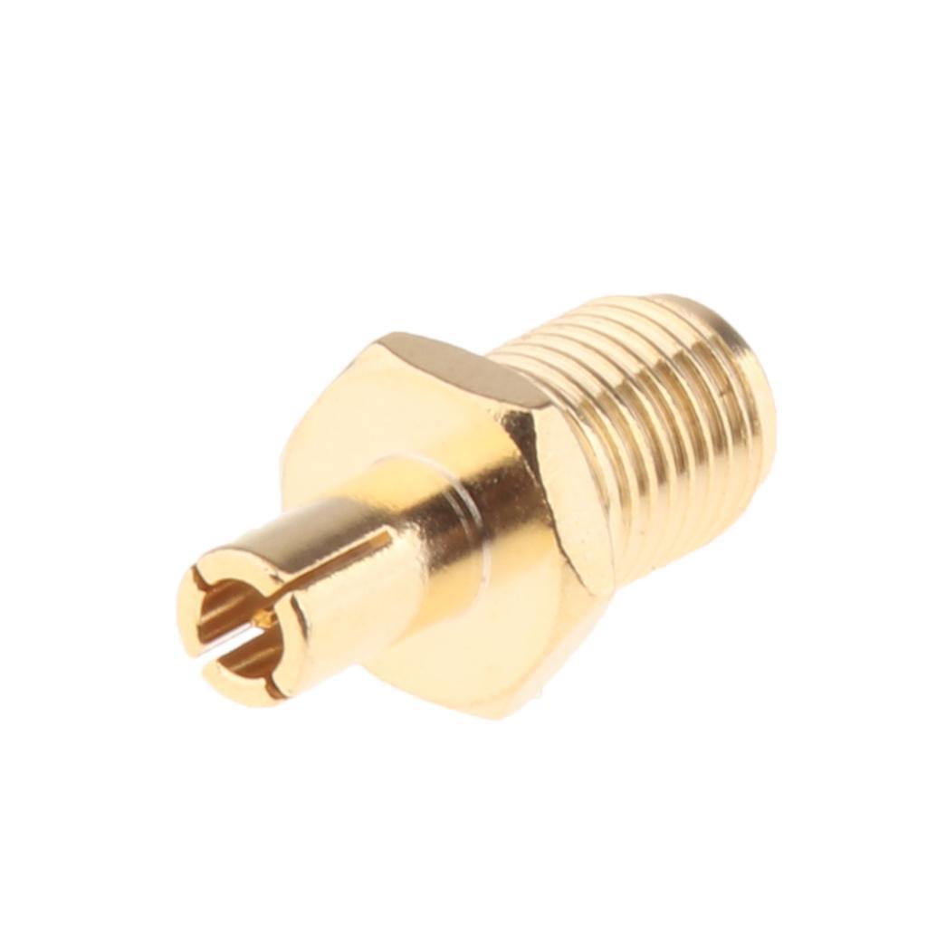 RF SMA Female to TS9 Male Converter Coax Connector for Wifi Antennas