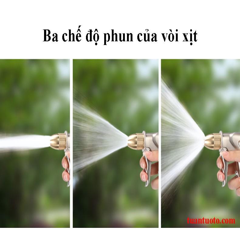 Bộ dây giãn nở và vòi xịt rửa xe đa năng