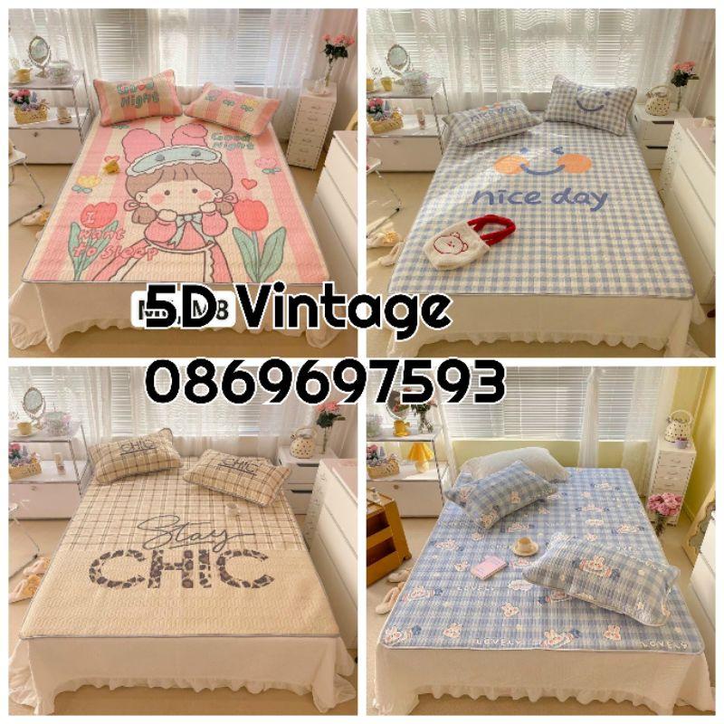 Chiếu Điều Hòa Cao Su Non 5D Vintage- PUNPU3051