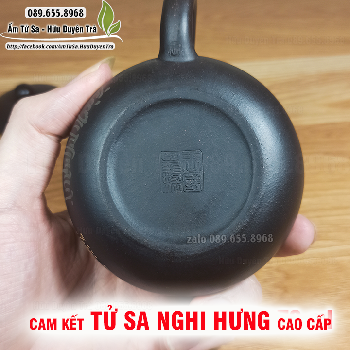 Ấm trà Tử Sa NGỌC LIÊN ĐĂNG - ấm tử sa nghi hưng dùng trà đạo cùng trà ô long, trà mạn,trà thái nguyên,trà sen