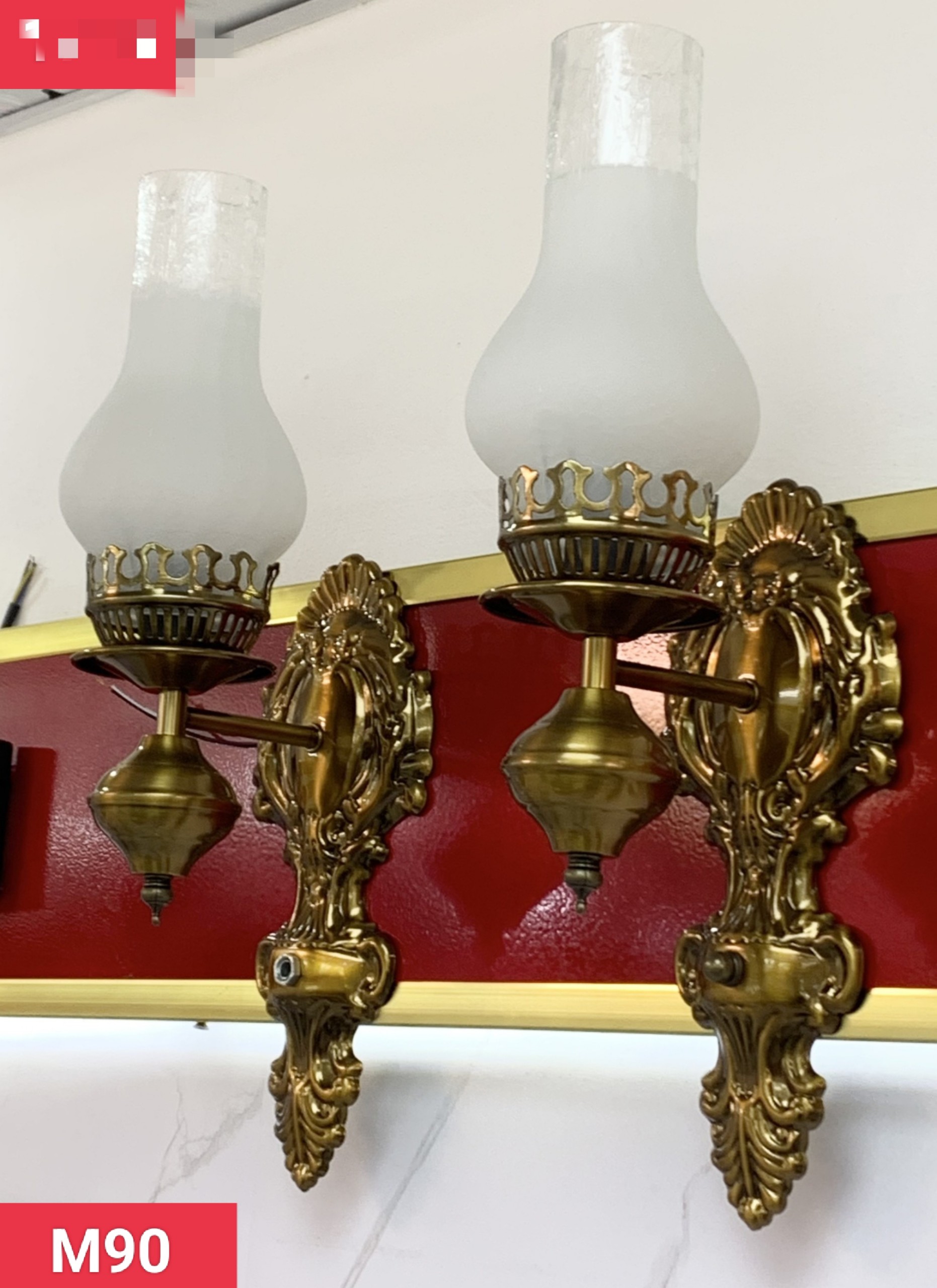 Đèn Thờ ,Đèn Tường Nến Tặng Kèm Bóng LED Phong Cách Tân Cổ Điển Cao Cấp Sang Trọng