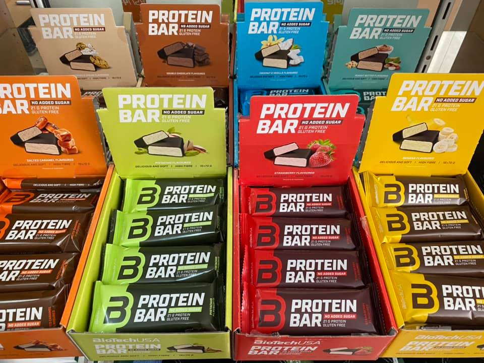 Thanh Bánh Protein Bar BiotechUSA – Hộp 20 Thanh