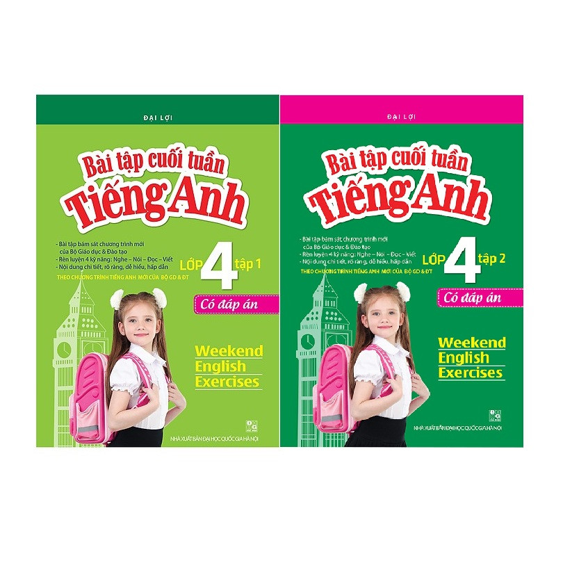 Bài Tập Cuối Tuần Tiếng Anh Lớp 4  -2 Tập