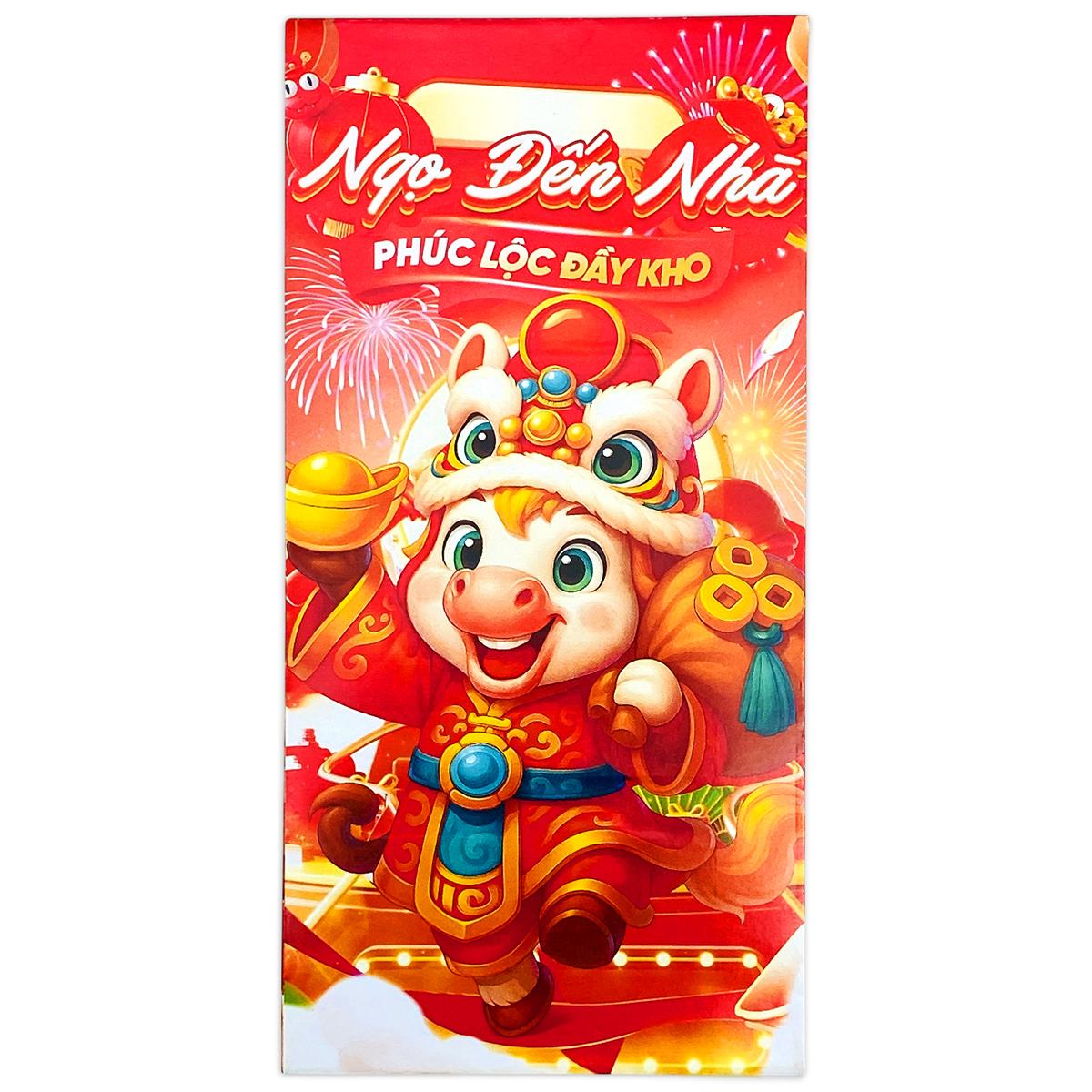 Bộ 6 Bao Lì Xì Tết Bính Ngọ 2026 - Teenage - Mẫu 48