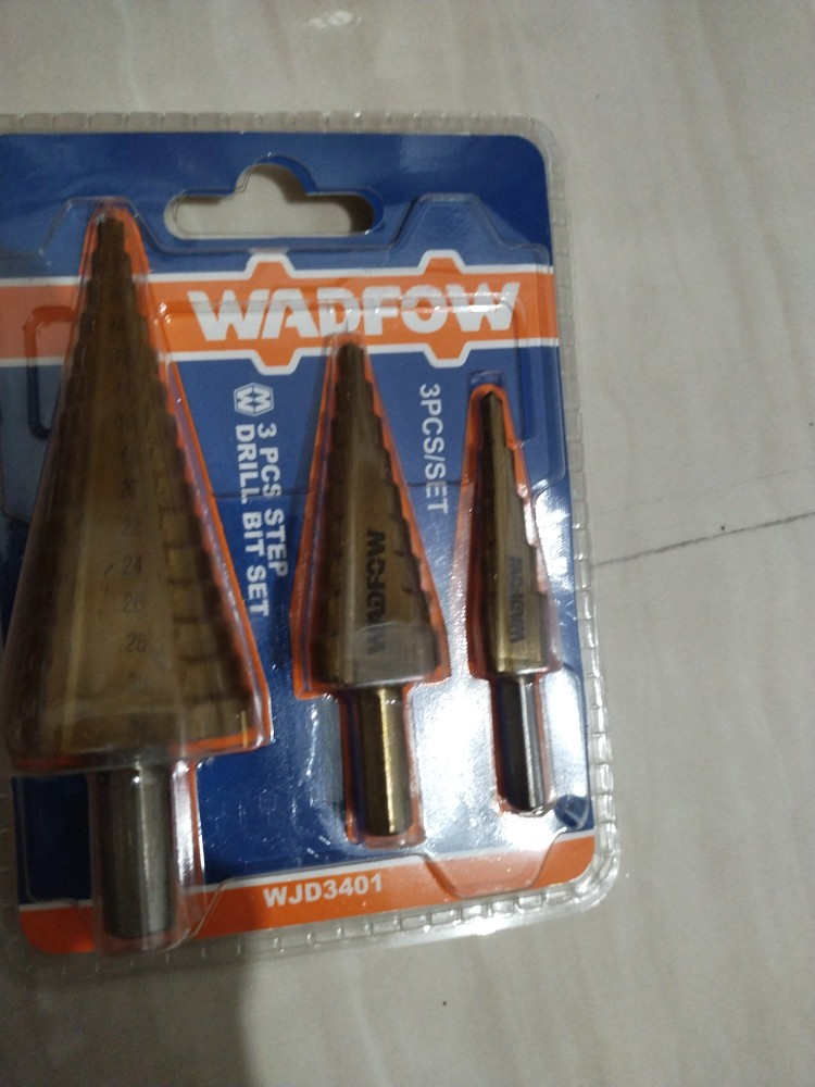 BỘ 3 MŨI KHOAN THÁP WJD3401 WADFOW - HÀNG CHÍNH HÃNG