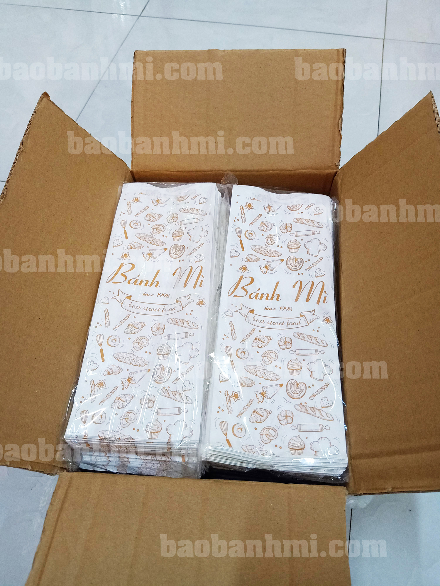 Bao và túi bánh mì đẹp 2019 TBT01 - thùng 1000 túi