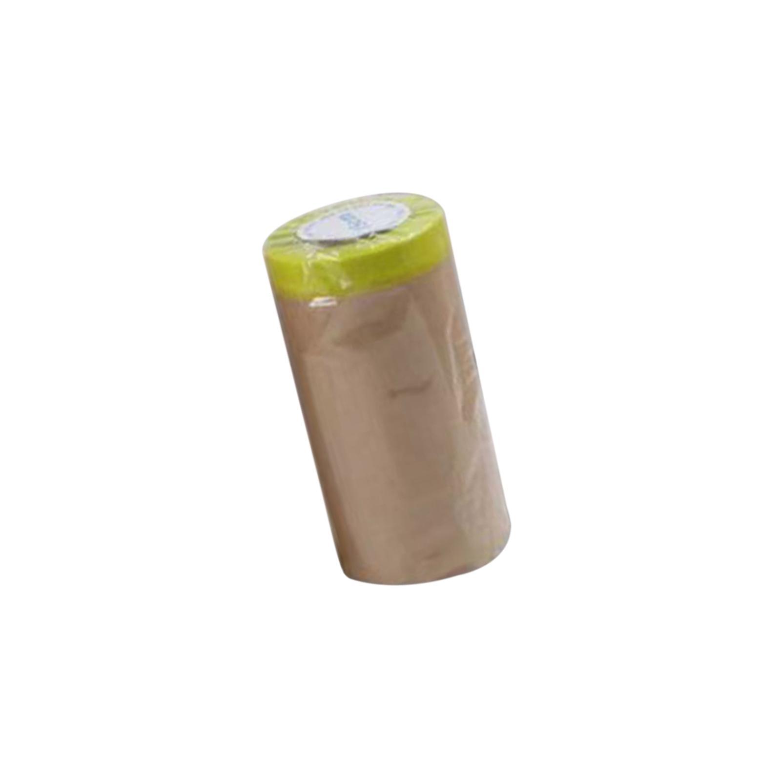 Pre Taped Masking Tape Painting Tape Roll 15M Covering Anti Scratch Painting Wall Treatment for Projects Wall Automotive Covering Skirting