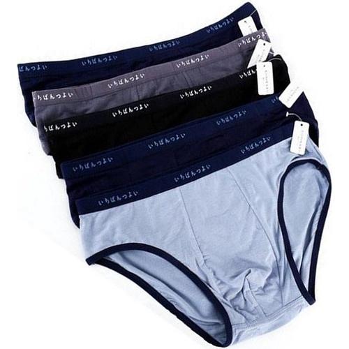 Hộp 5 Quần Lót Tam Giác Nam Cotton Cao Cấp Xuất Nhật