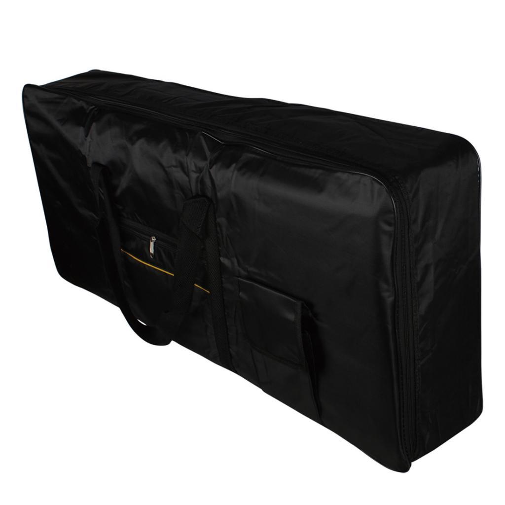 1pc Dustproof Black Bag Case Carry for 61 Key Electronic Organ Digital Piano