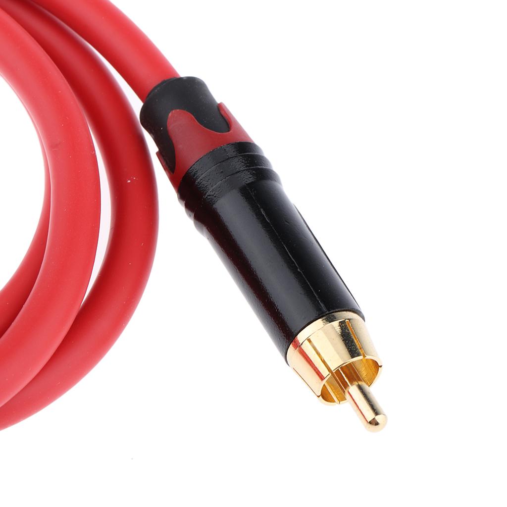 RCA Đực Sang 3 Pin XLR Nữ Headphone Micro Kết Nối Âm Thanh 1M