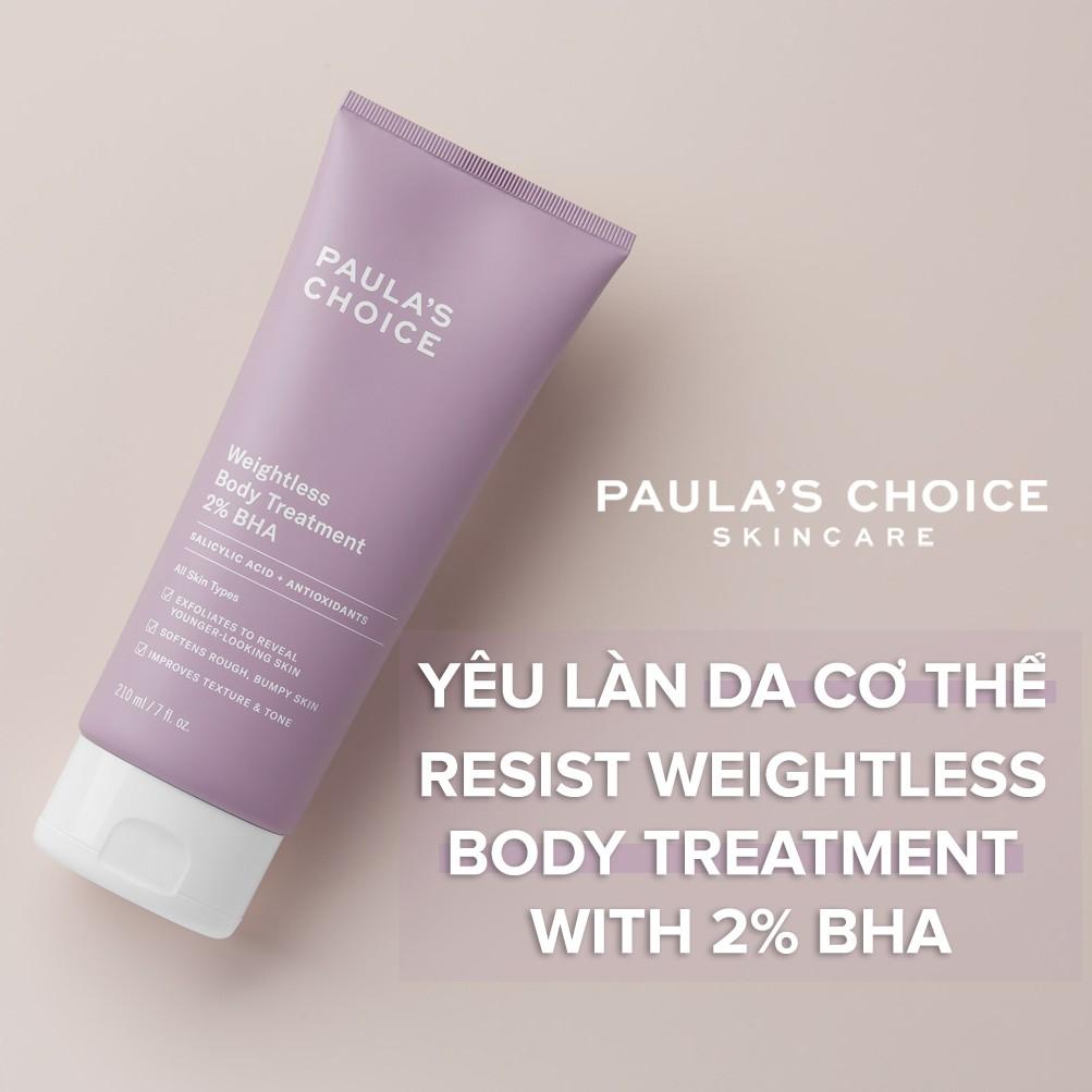 Kem dưỡng cơ thể Paula's Choice Weightless Body Treatment 2% BHA