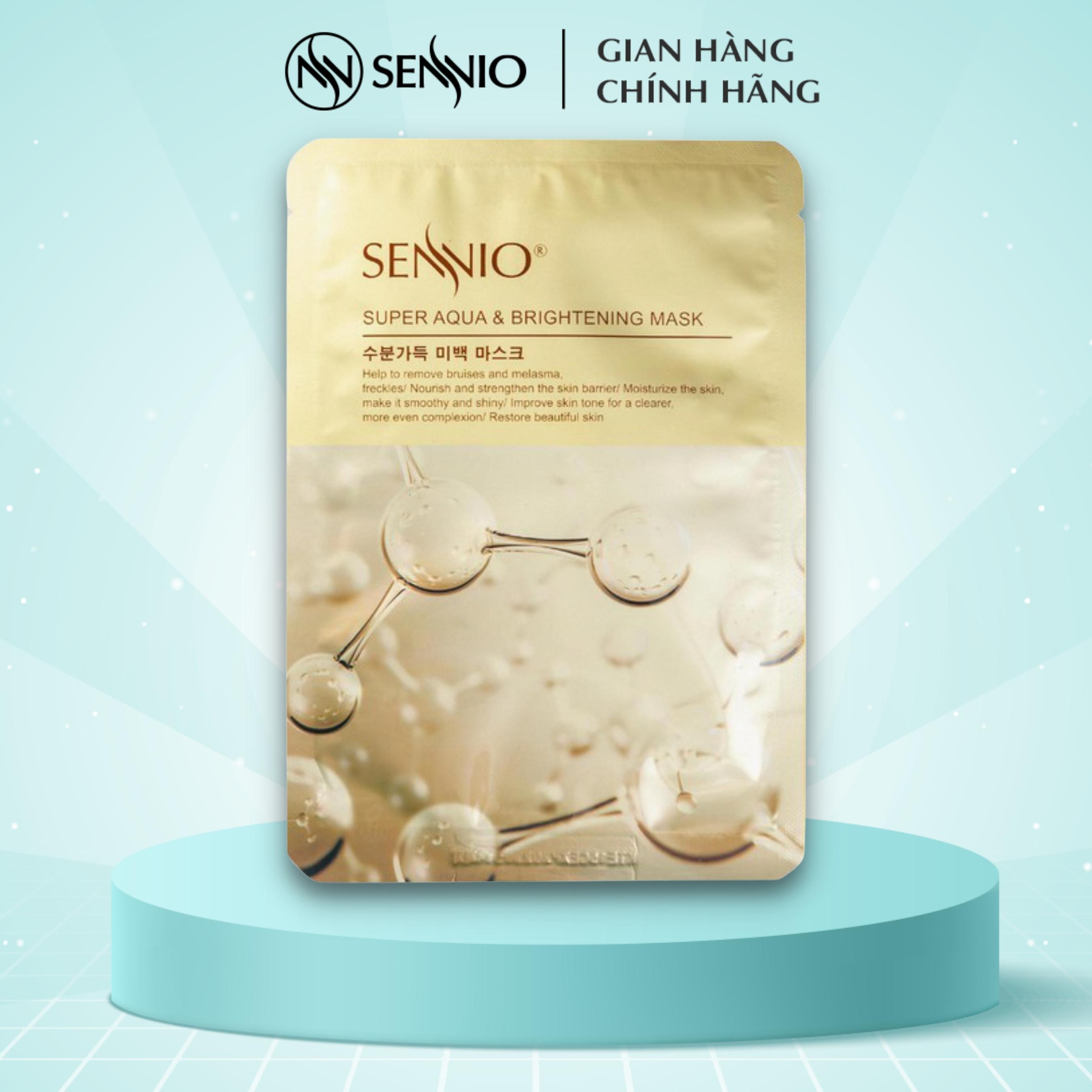 MẶT NẠ NHAU THAI THỰC VẬT SENNIO - Sennio Supper Aqua & Brightening Mask