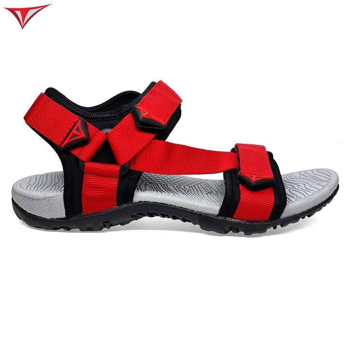 Giày Sandal Việt Thủy Hai Quai Chéo Nam Nữ Đỏ - VT017