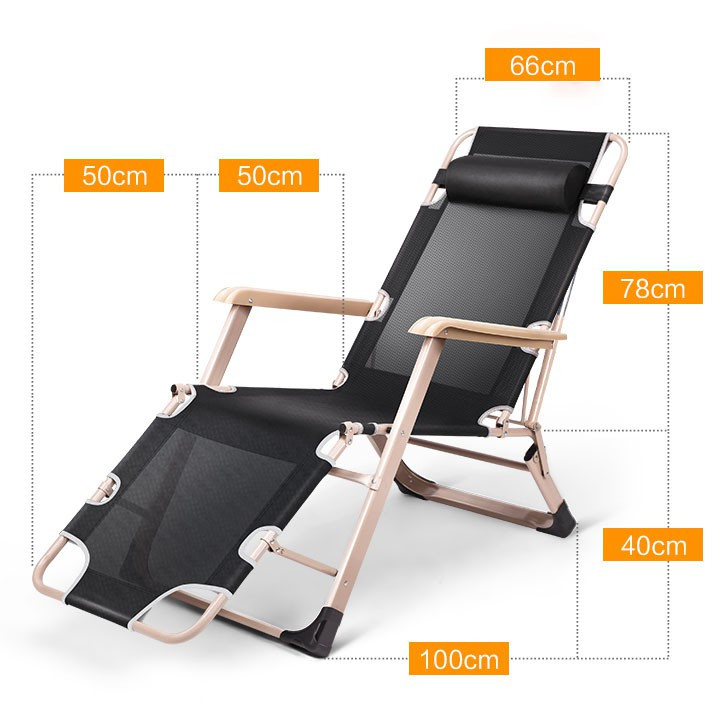 Ghế xếp thư giãn gấp gọn tiện lợi - Tặng nệm bông cao cấp