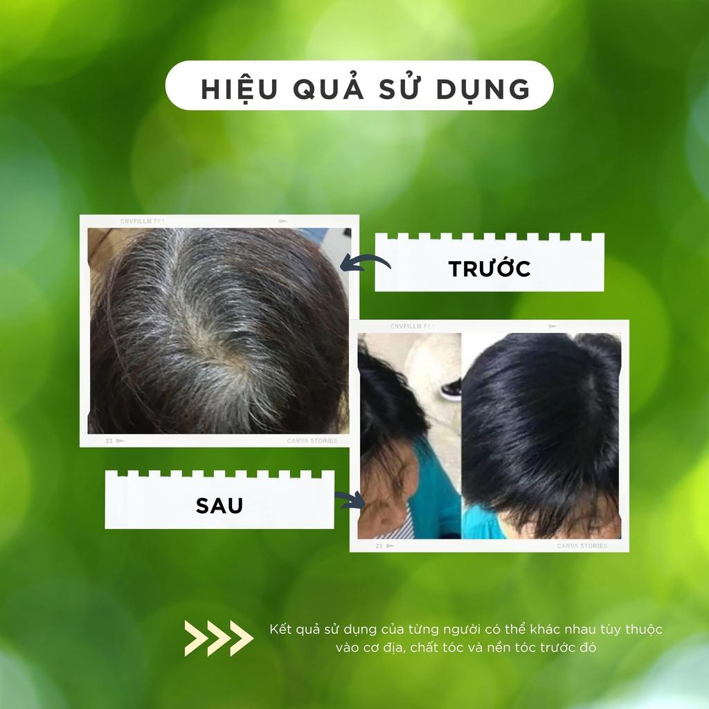 Kem nhuộm phủ tóc bạc dạng dầu gội CHAMIS