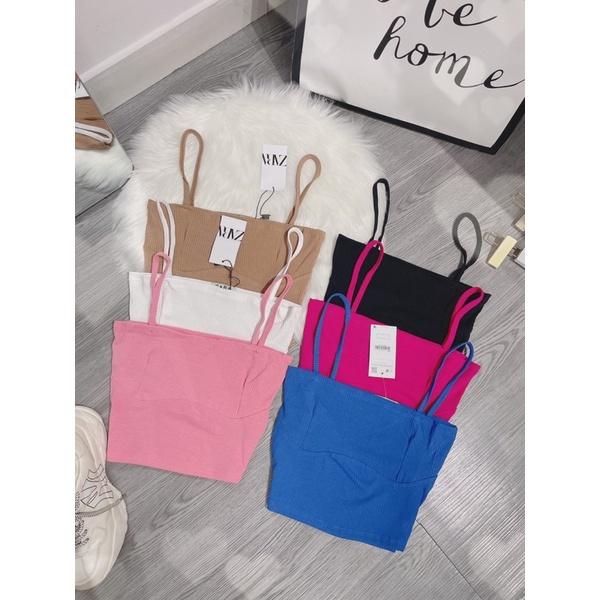 áo 2 dây croptop siêu hot freesize dưới 52kg - Carotshop