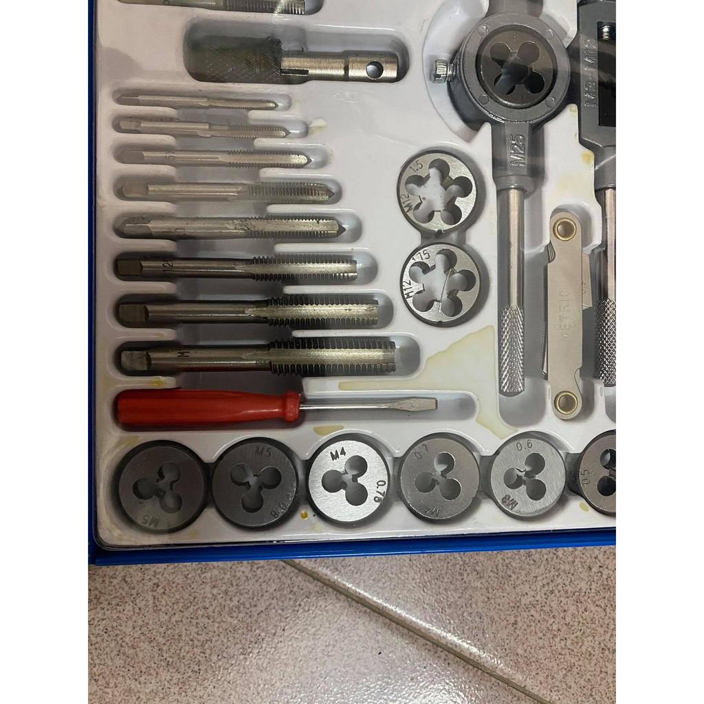 Bộ Taro Tạo Ren Thép Hợp Kim Hộp Sắt 30x30cm