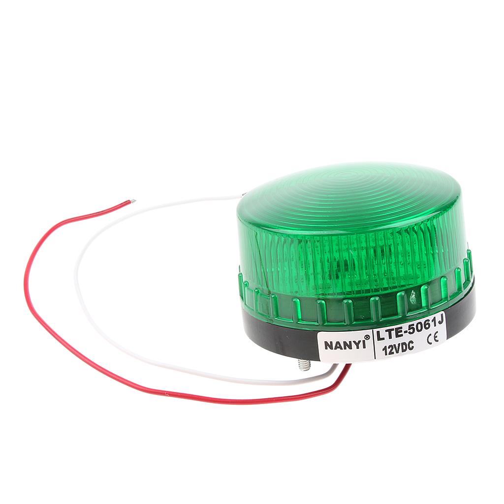 Emergency Warning LED Light Strobe Beacon Lamp Safety Alarm Green