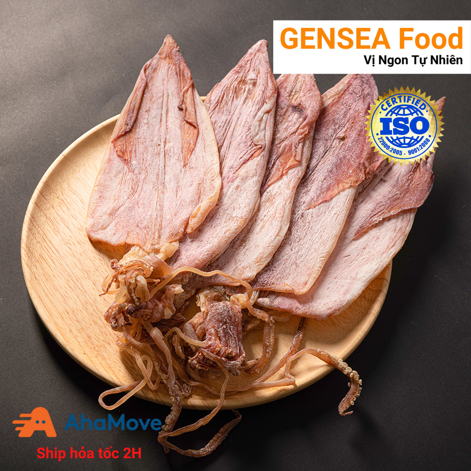 Mực Khô Câu Phú Quý GENSEA Food G1017 - 300G Thượng Hạng Không Chất Bảo Quản Ngọt Tự Nhiên