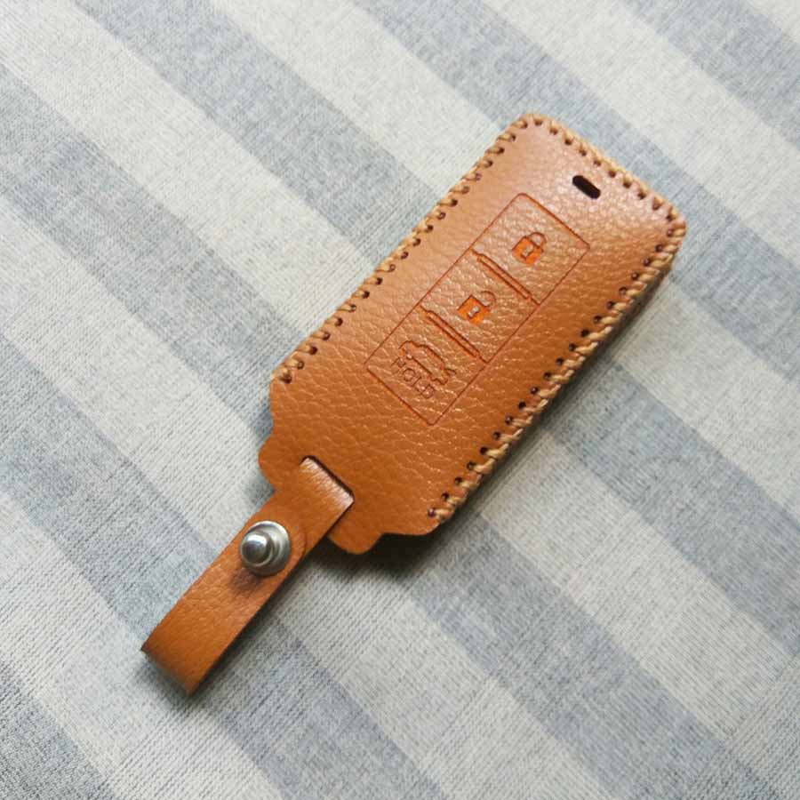 Bao da chìa khóa smartkey dành cho xe hơi Mitsubishi