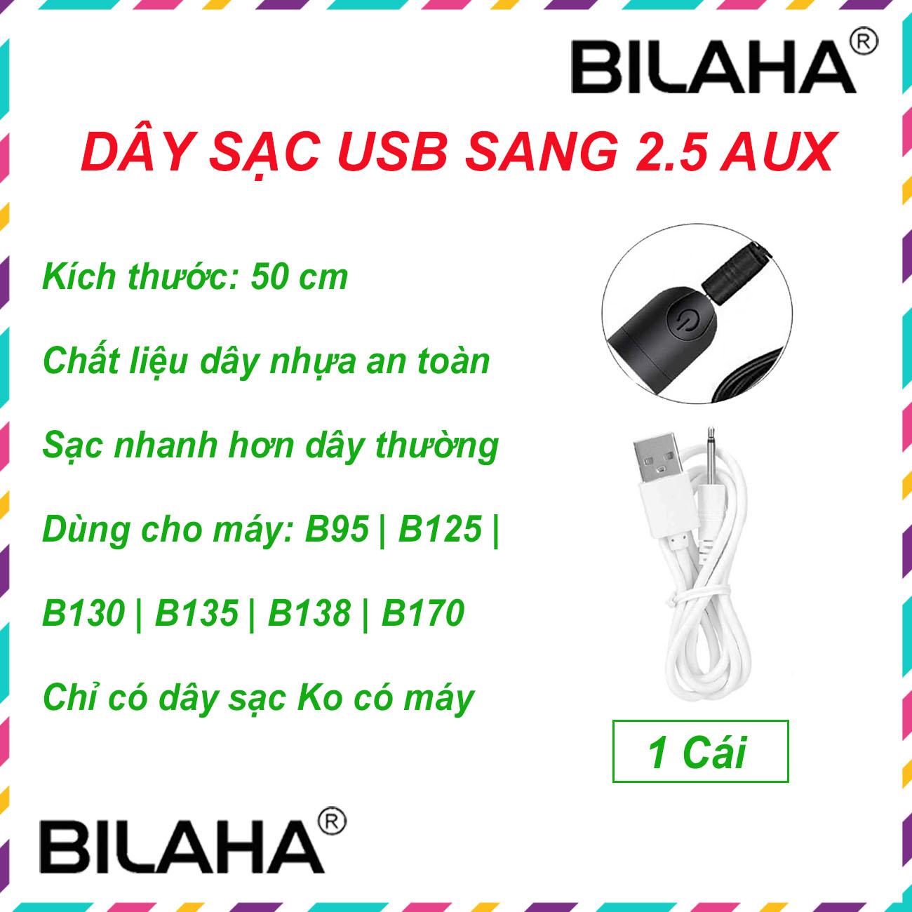 Dây sạc máy massage USB 10 tốc độ, dành cho các loại máy massage mặt mắt body toàn thân đầu nhọn loại tốt