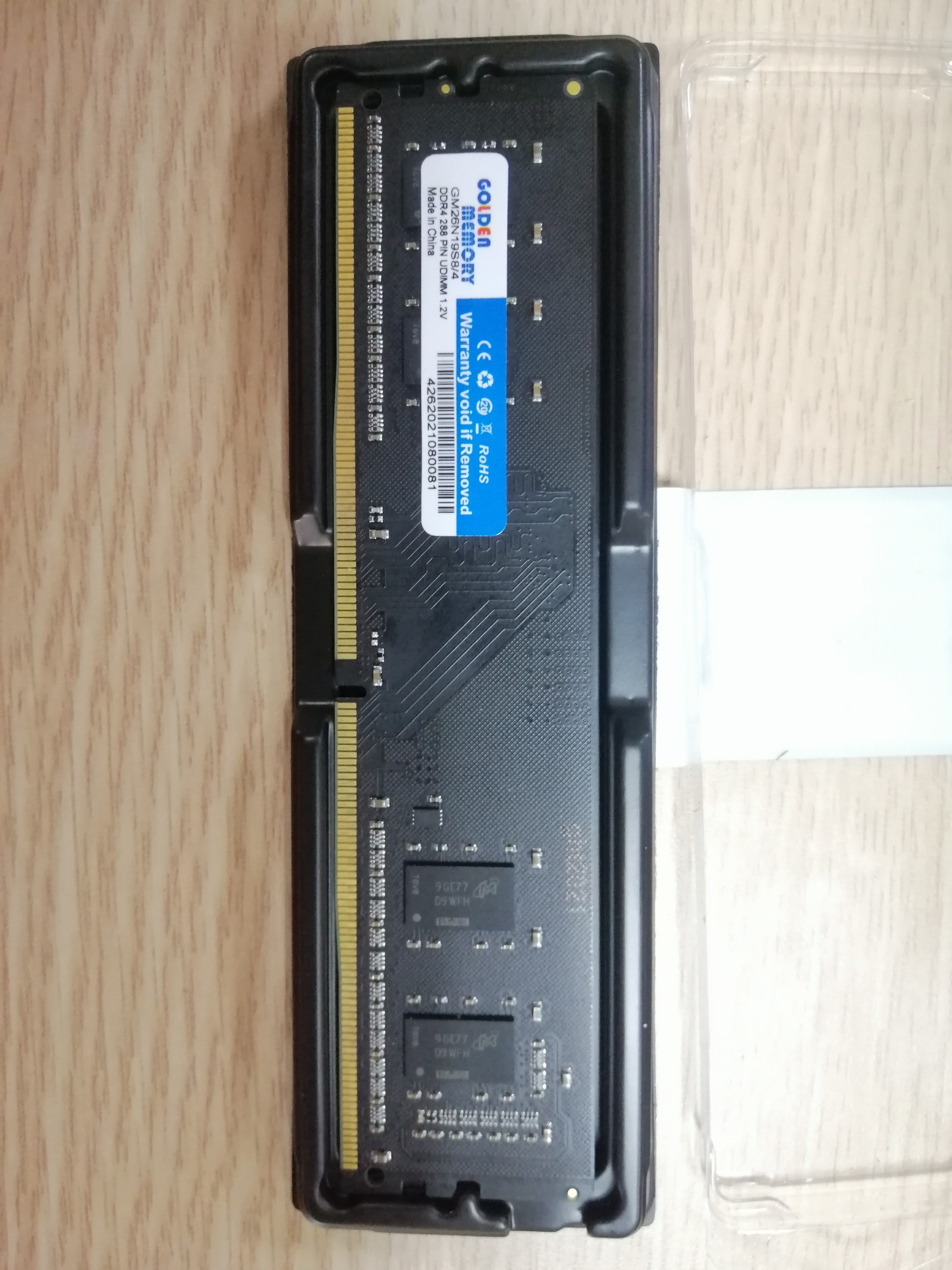 Ram PC Golden Memory DDR4 4GB Bus 2666 - Hàng Chính Hãng