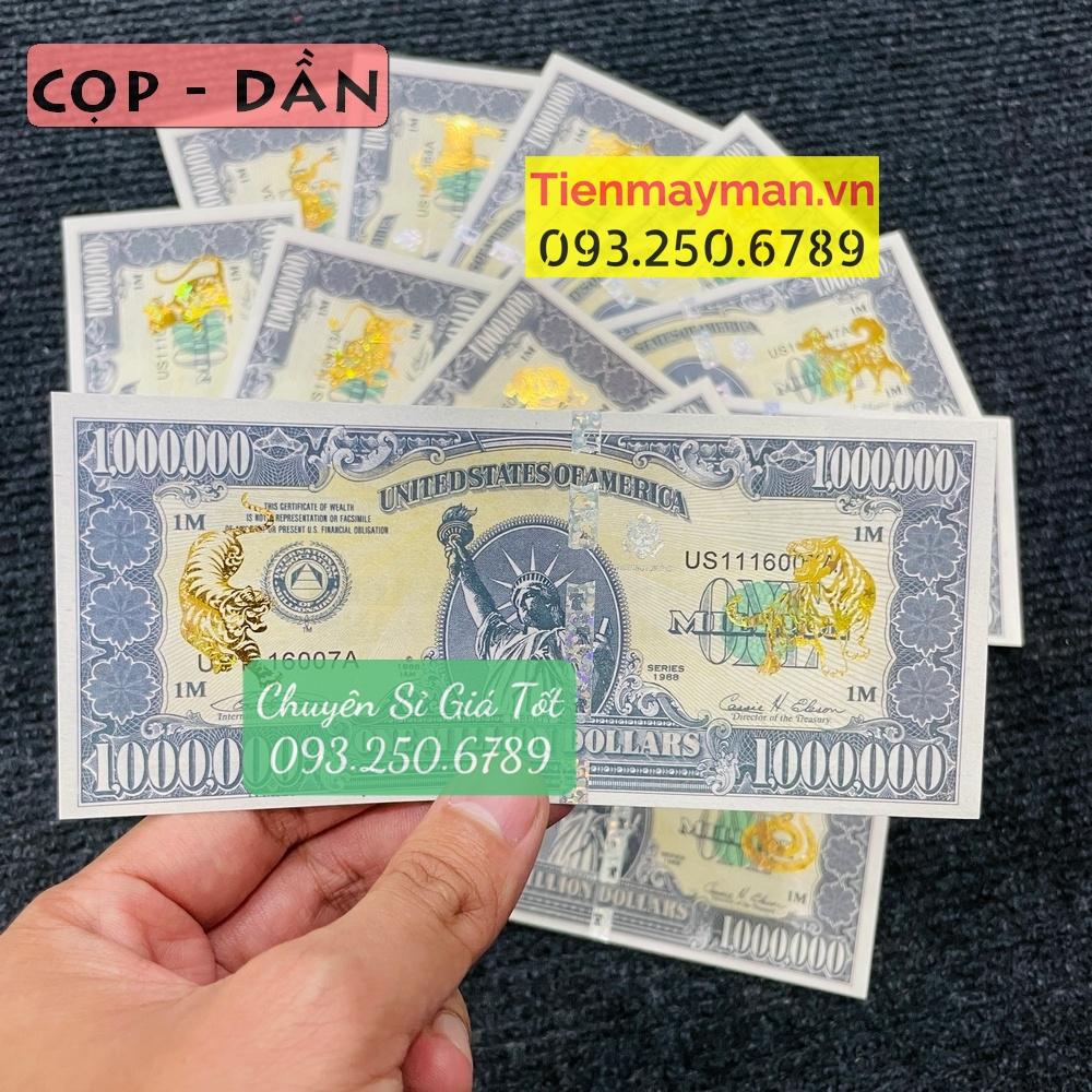 [TUỔI DẦN] Tiền 1 Triệu Đô Usd 12 con giáp mạ vàng CON CỌP - DẦN , Kỉ Niệm Siêu Cấp Có Bảo An - AnNhien