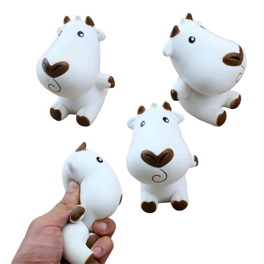 Squishy Lớn JUMBO Hình bò sữa dấu ngoặc hỏi chấm Đồ Chơi Xốp Giảm Stress Hình mềm mịn dễ Thương đàn hồi Cho Bé