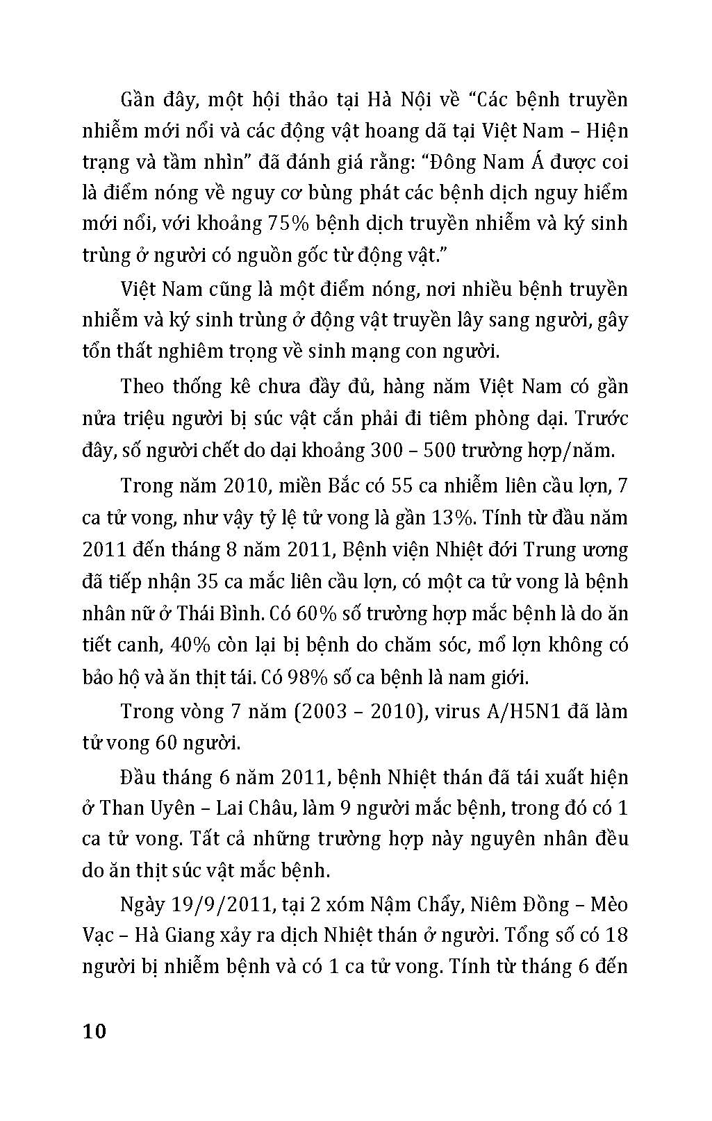 Nông Nghiệp Xanh Và Sạch - Bệnh Lây Truyền Giữa Động Vật Và Người
