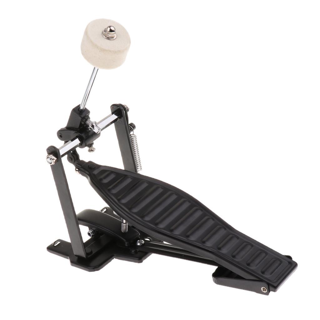 Single Spring Bass Drum Pedal with Drum Wool Beater for Children Gift