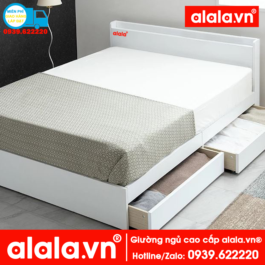 Giường ngủ 1m8 x 2m ALALA cao cấp - Thương hiệu alala.vn - ALALA28