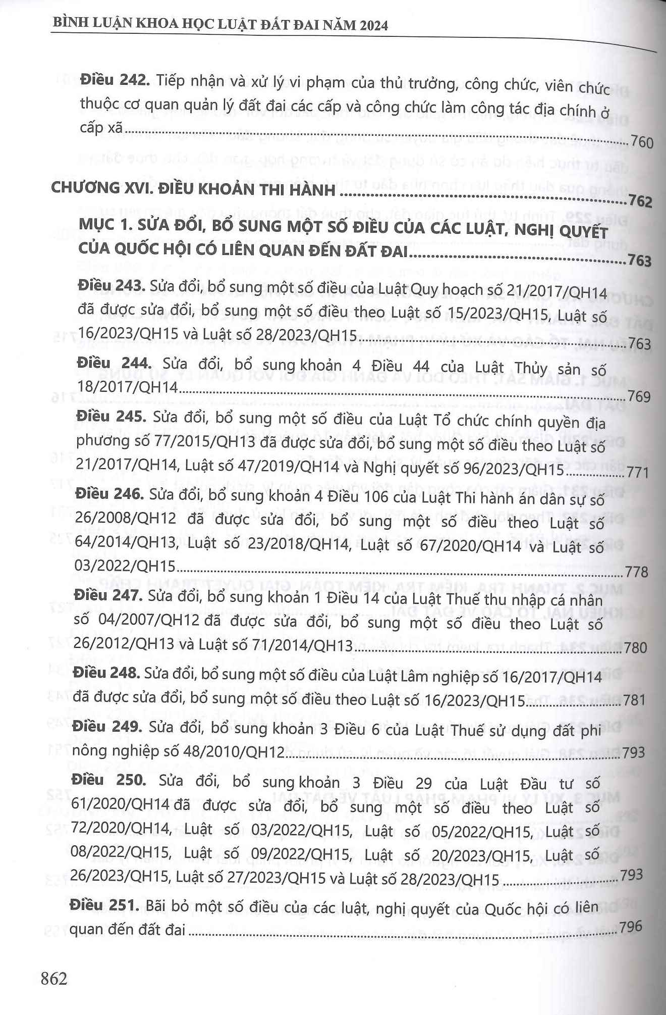 Bình Luận Khoa Học Luật Đất Đai Năm 2024 - TS. Trần Quang Huy chủ biên