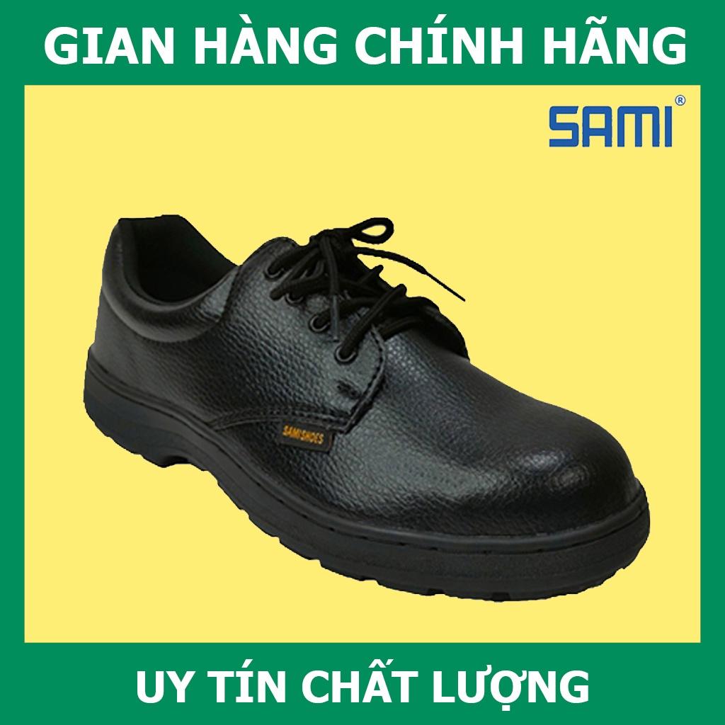 [Hàng Chính Hãng] Giày Sami SK202, Da Chất Lượng, Đế Chống Đinh, Chống Trơn Trượt, Chống Va Đập