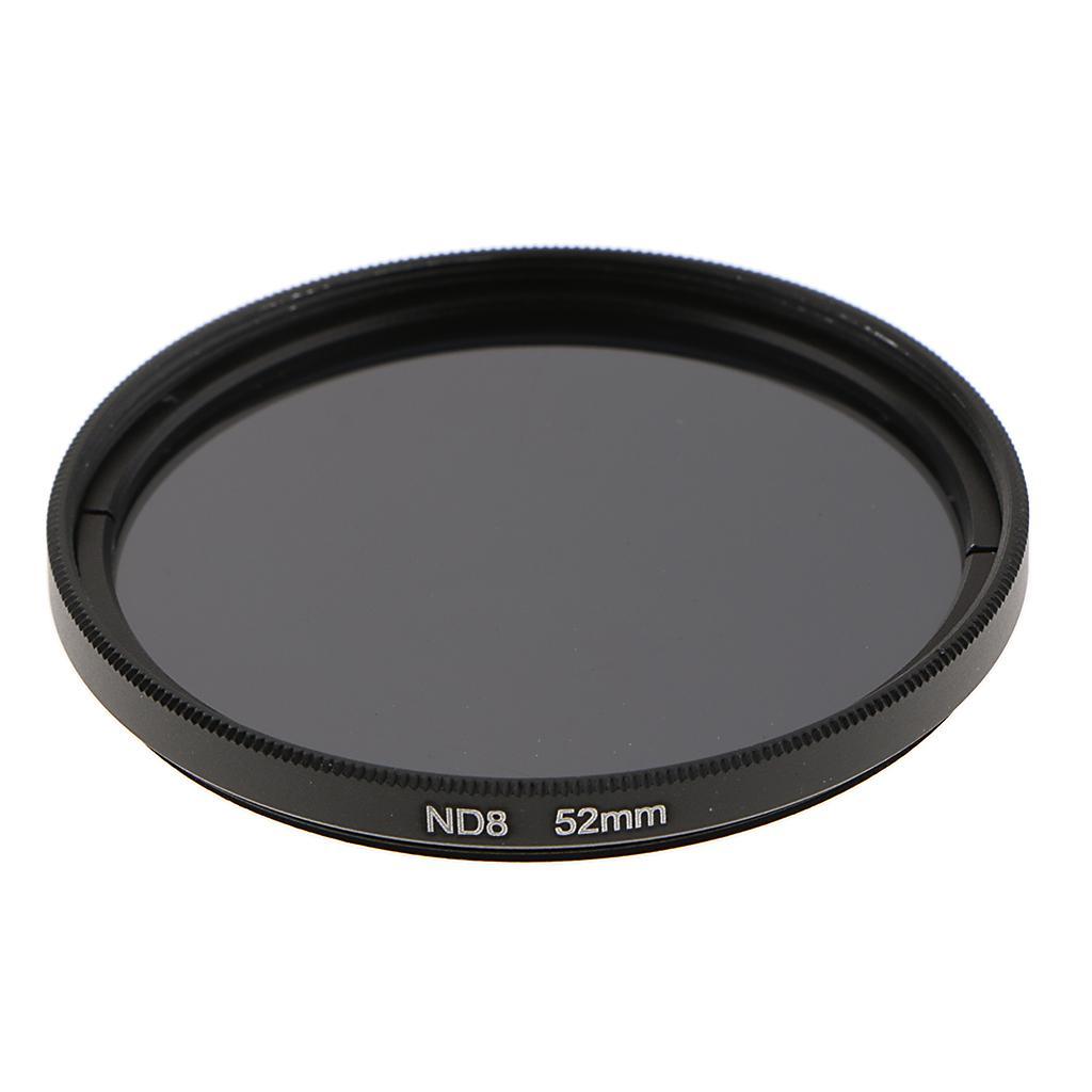 52mm Multi-Coating Film Neutral Density ND Filter ND8 for DSLR Camera Lens