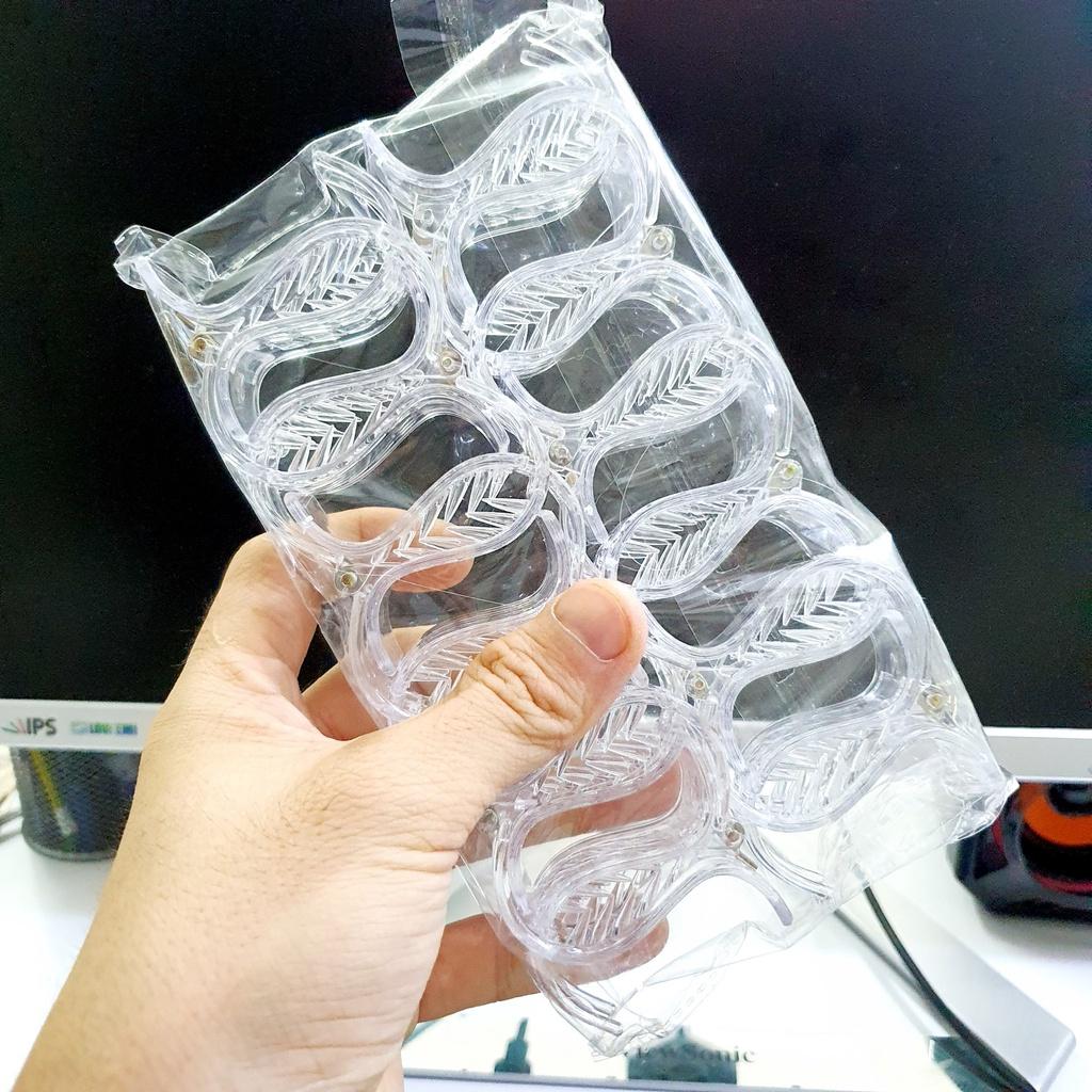 Kẹp Tóc Càng Cua Hàn Quốc TRONG SUỐT 3 Răng 5 Răng Xinh Xắn H015