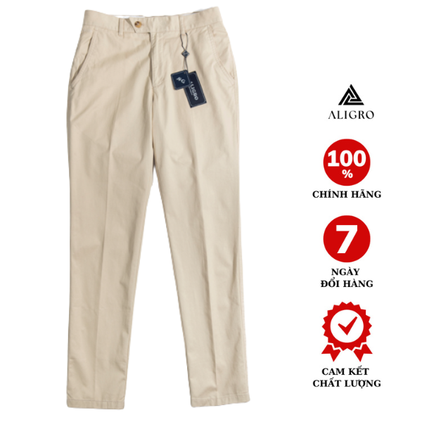 QUẦN KAKI NAM ỐNG ĐỨNG - Aligro ALGK055