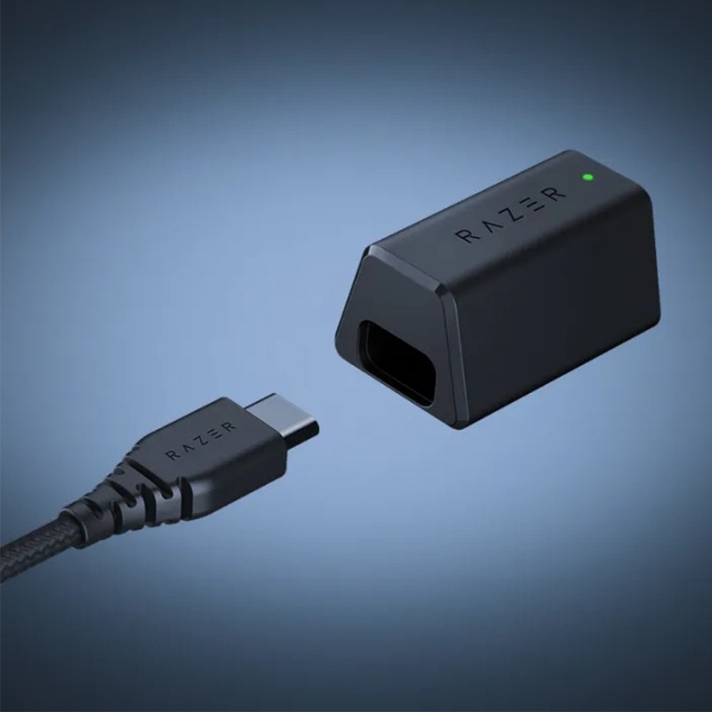 Thiết bị Razer HyperPolling Wireless Dongle (True 8000 Hz Wireless Dongle for Compatible Mice)_Mới, hàng chính hãng