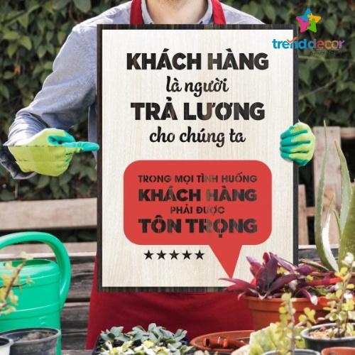 Tranh Slogan Gỗ Tranh Động Lực Trang Trí Quán Cà Phê Phong Cách Vintage